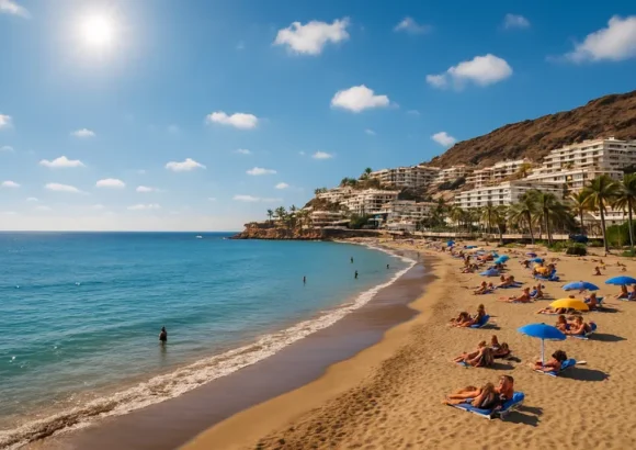 Het weer op Gran canaria in februari: milde temperaturen, veel zon en weinig regen