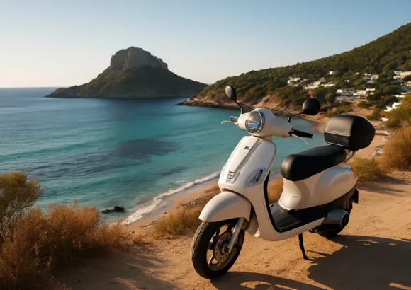 Ibiza in jouw tempo: ontdek het eiland zorgeloos met een huurscooter